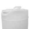 Picture of 5-Gallon Natural HDPE Plastic Round Tight Head Pail, 70 mm TE, 6TPI Fittings, w/ Dust Cover, UN Rated