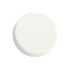 Picture of 38mm 38-400 White PP Plastic Cap Smooth Top, Ribbed Sides with F217 Liner