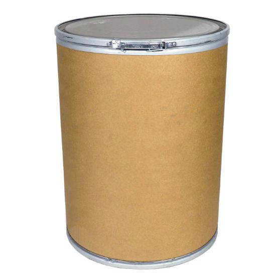 Picture of 35 Gallon Kraft Fiber Open Head Drum w/ 24 Gauge Metal Cover w/Lok Rim