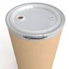 Picture of 35 Gallon Kraft Fiber Liquid-Pak Open Head Drum, Natural Plastic Cover, Urethane Gasket, 2" Buttress & 3/4" NPS Fittings