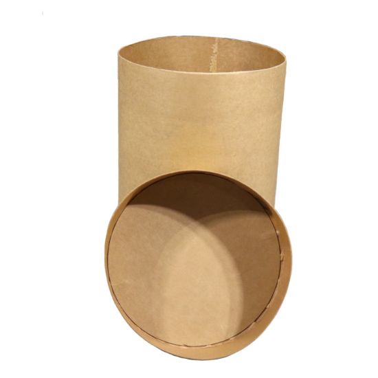 Picture of 14 Gallon Kraft Fiber Open Head Drum, w/ Kraft Slip On Telescoping Cover