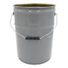 Picture of 6 Gallon Gray Steel Open Head Pail, Clear Phenolic Lining, 26 Gauge, UN Rated