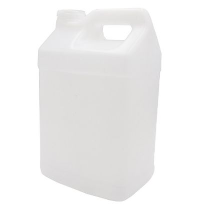 Picture of 2.5 Gallon Natural HDPE Plastic F-Style Bottle, 63 mm, 350 Gram