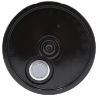 Picture of 3.5-6 Gallon Black HDPE Plastic Regrind Pail Tear Tab Cover, Rieke Fitting, EPDM Gasket