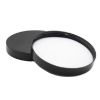 Picture of 110 mm 110-400 Black PP Plastic Smooth Top, Smooth Sides Cap with F217 Liner