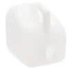 Picture of 128 oz Natural HDPE Plastic Square Handleware Bottle, 38mm 38-400, 130 Gram, Flame Treated