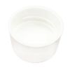 Picture of 28mm 28-410 White PP Plastic Matte Top, Ribbed Side Cap, PE Foam Liner
