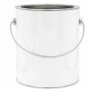 Picture of 1 Gallon Round White Metal Paint 610 x 711 Can, Unlined, Ears and Bail Attached