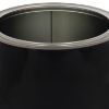 Picture of 1 Gallon Round Metal Black Paint 610 x 711 Can, Unlined, Ears and Bail Attached
