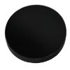 Picture of 63mm 63-400 Black Phenolic Plastic Smooth Top Cap, Smooth Sides, Solid PE Liner